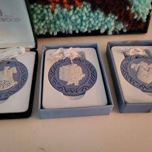 Wedgewood Ornaments - Set of 3